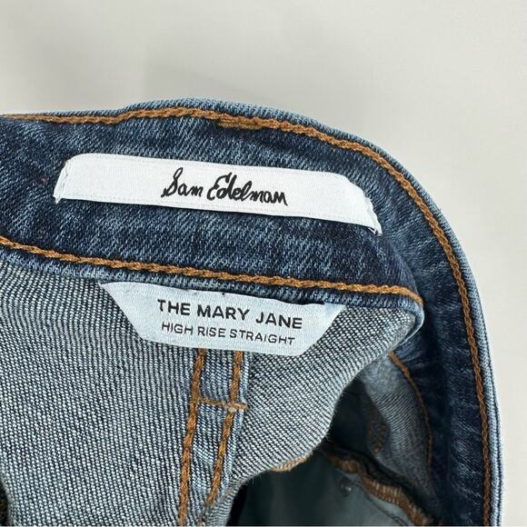 Sam Edelman | The Mary Jane High Rise Straight Jeans Size 31 - Picture 7 of 8